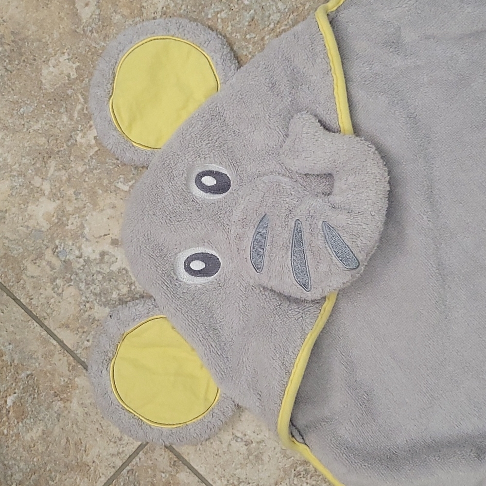 Elephant Infant Hooded Towel
